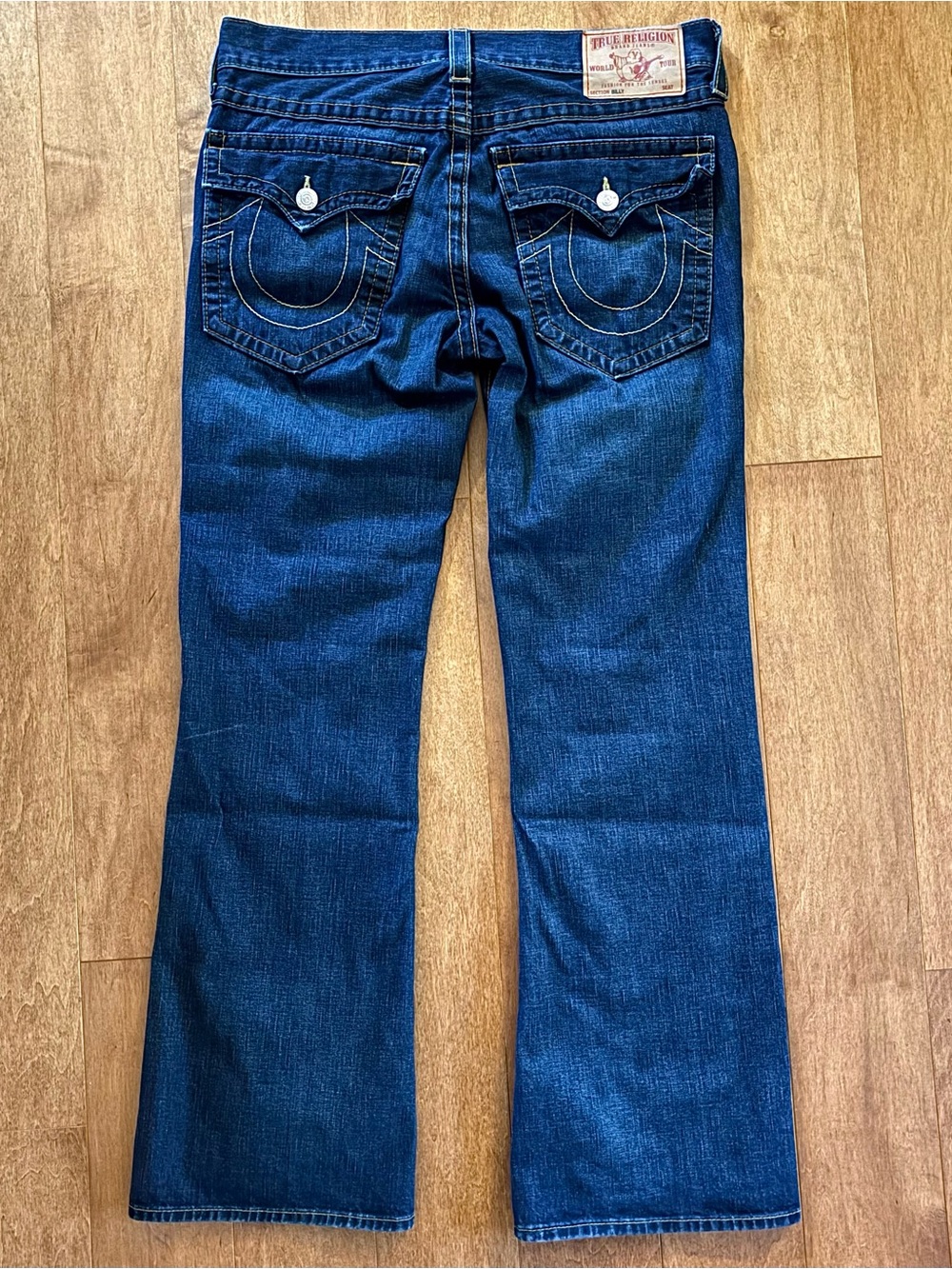 VTG True Religion Billy Bootcut Jeans Tag 33 Fits 38x33